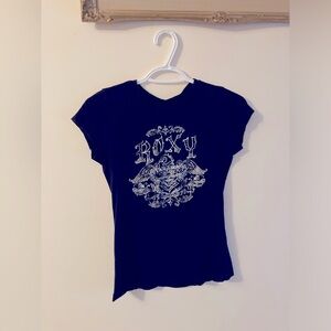 Roxy Navy Blue Short Sleeve Tee